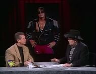 Vince McMahon during the 'Bret screwed Bret' promo